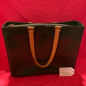 Vintage Hand Painted Vernis Columbus Tote